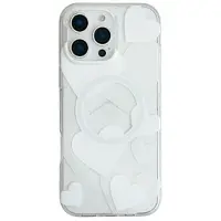 Mtp Products iPhone 16 Pro Pure Love magnetisk hybrid-cover - hvid