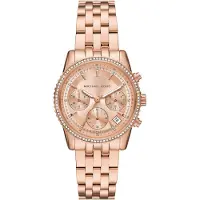 Michael Kors Ur - - MK7531 - Rustfrit stål IP-rosé - Diameter 35 mm - Vandtæt 5 ATM
