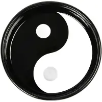COOCKOO Foderskål Yin Og Yang - L