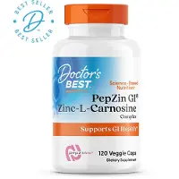 Doctors Best , PepZin GI, Zink-L-Carnosine Kompleks, 120 Veggie Kapsler
