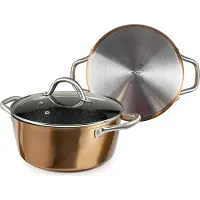 Ibili Natura Copper 24 Cm Gryde