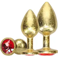 Ouch! - Milan Collection Metal Anal Plug Set - Gold