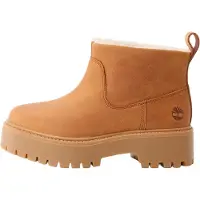 Timberland Timberlandtil kvinder. TB0A283GEM71 Stone Street varmt forede ankelstøvler i læder, brune (41 W), 3-5 cm, Ingen, Casual
