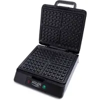 Adler AD 3036 waffle iron 4 waffle(s) Black,Grey 1500 W