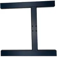 Macleans MC-793 - Vogn med hjul - for LCD-skærm / tastatur / CPU - plastik, stål - sort - skærmstørrelse: 17-32