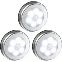 INF LED spotlights med bevægelsessensor natlys 3-pak Silver
