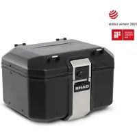 Shad Topcase Tr48 Terra 48L aluminium sølv ALUMINIUM 48L SORT brun
