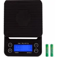 INF Digital køkkenvægt/kaffevægt 3 kg/0.1g Sort Black