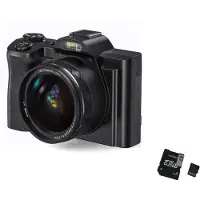 INF Digitalkamera 5K/48MP/16X zoom/6-akset anti-shake 3,5 tommer skærm