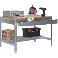 Simonwork (bancos De Trabajo) Bt0 Box Metalhylde 842x1510x760 Mm