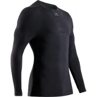 X-Bionic - Skiundertøj - Mightywool Shirt LS M Black til UnisexUld - Størrelse XL - Sort