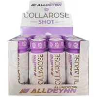 Allnutrition AllDeynn Collarose Shot, Hindbær Vild Jordbær - 12 x 80 ml