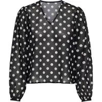 ONLY Bluse sort / hvid