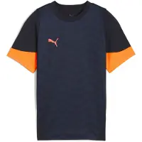 Puma Trænings T-Shirt IndividualCUP - Navy/Rød/Orange Børn, størrelse 152 cm