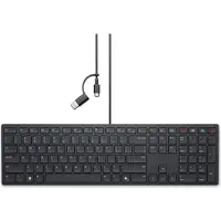 Dell Wired Collaboration Keyboard KB525C - keyboard - QWERTY - Pan Nordic - black Input Device - Tastatur - Nordisk - Sort