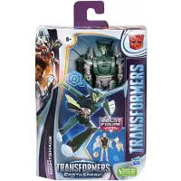 Hasbro EarthSpark Terran Nightshade Deluxe-klasse 5-tommer actionfigur - Robot til ugle, 13-trins omdannelse, Build-A-Figure-del