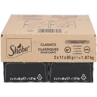 Sheba Classics paté med kylling vådfoder til katte (bakker 85 g)