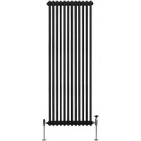 MonsterShop Traditionel 2-søjlet radiator - 1800 x 562 mm - Sort