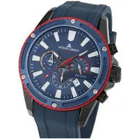 Jacques Lemans Herreur 1-2141B Liverpool Blå/Gummi Ø48 mm