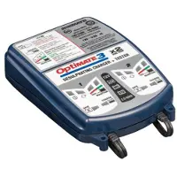 TecMate Optimate 3 12v 0.8a 2 Charging Banks Tm450 Oplader