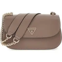 GUESS Skuldertaske 'Bandoulière Daryna 2-Comp Dark Taupe' brun