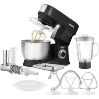 Sencor STM 3761BK, Bordmixer, Sort, Ælte, Mikse, 4,5 L, Rustfrit stål, 1000 W