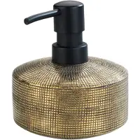 Wenko flydende sæbedispenser RIVARA, guld