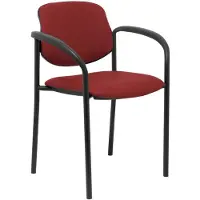 Nowy Styl Styl Faux Leather With Arms Fast Kontorstol