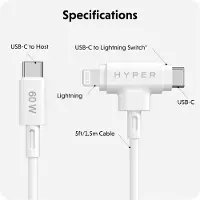 Hyper Hyperjuice Usb-c-kabel