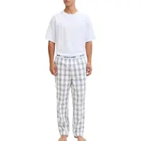 Jack & Jones Pyjamas lang 'JACLuca' navy / grå / sort / hvid