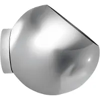 AYTM Globe urtepotte væg Ø21 cm Silver