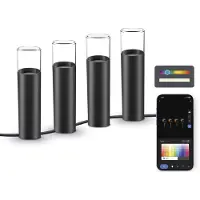 Ksix Smartled Rgbwic12w Havebelysning 4 Enheder