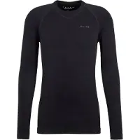 Falke - Skiundertøj - Longsleeved Shirt M Black til UnisexUld - Størrelse S - Sort