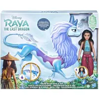 Disney Princess Raya og den sidste Dragon Color Splash Raya og Sisu Dragon Water Toy til Kids 3 and Up