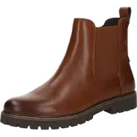 Caprice Chelsea boot, brown, made of Leather and synthetic without heel, Size 38