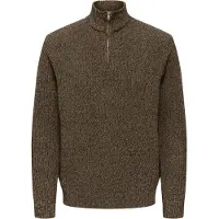 Only & Sons Pullover 'ONSJoin' brun-meleret