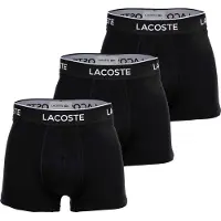 Lacoste Boksershorts sort / hvid