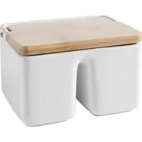 Ibili Doble Ceramic Bamboo Saltbøsse