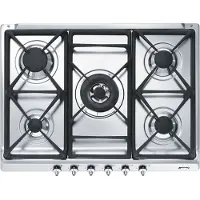Smeg Classica Se70sgh-5 70- Gaskomfur 75 Cm