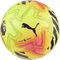 Puma Orbita Ultimate Premier League Lights Football (FIFA Quality Pro), Accessories, Yellow/Multicolor, 5