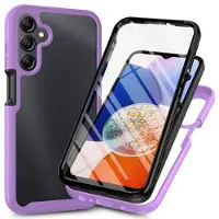 Mtp Products Samsung Galaxy A17 360 Beskyttelse Cover - Lilla / Klar
