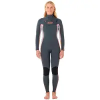 Rip Curl Dawn Patrol Pro 3/2 Mm Dame Våddragt I Neopren Med Lynlås I Brystet Og Lange ærmer
