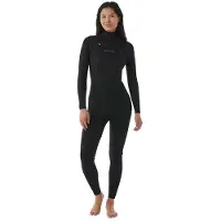 Rip Curl Wms Dawn Patrol 3/2 Mm Gb Dame Våddragt I Neopren Med Lynlås I Brystet Og Lange ærmer