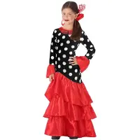 Atosa Sevillansk Flamenco-pigekostume