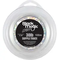 Black Magic Shock Leader Supple Trace 100 M Fluorcarbon