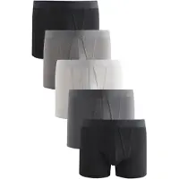 Next Boksershorts grå / lysegrå / mørkegrå / sort / hvid