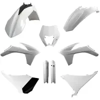 Polisport Off Road Full Ktm Exc/exc-f/xc-w/xc-fw (12-13) Blanco Ktm 91461 Plastikkit