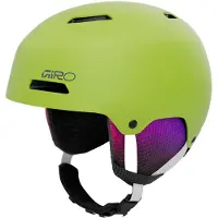 Giro junior vinterhjelm CRUE mat fluorescent green str. S (52-55.5 cm) (NEW 2025/2026)