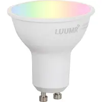 QAZQA Smart overflademonteret spotlight hvid og stål justerbar inkl. WiFi GU10 - Rondoo up