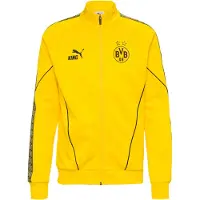 Puma Borussia Dortmund KING Anthem Jacket Men, Clothing, Faster Yellow/Black, S